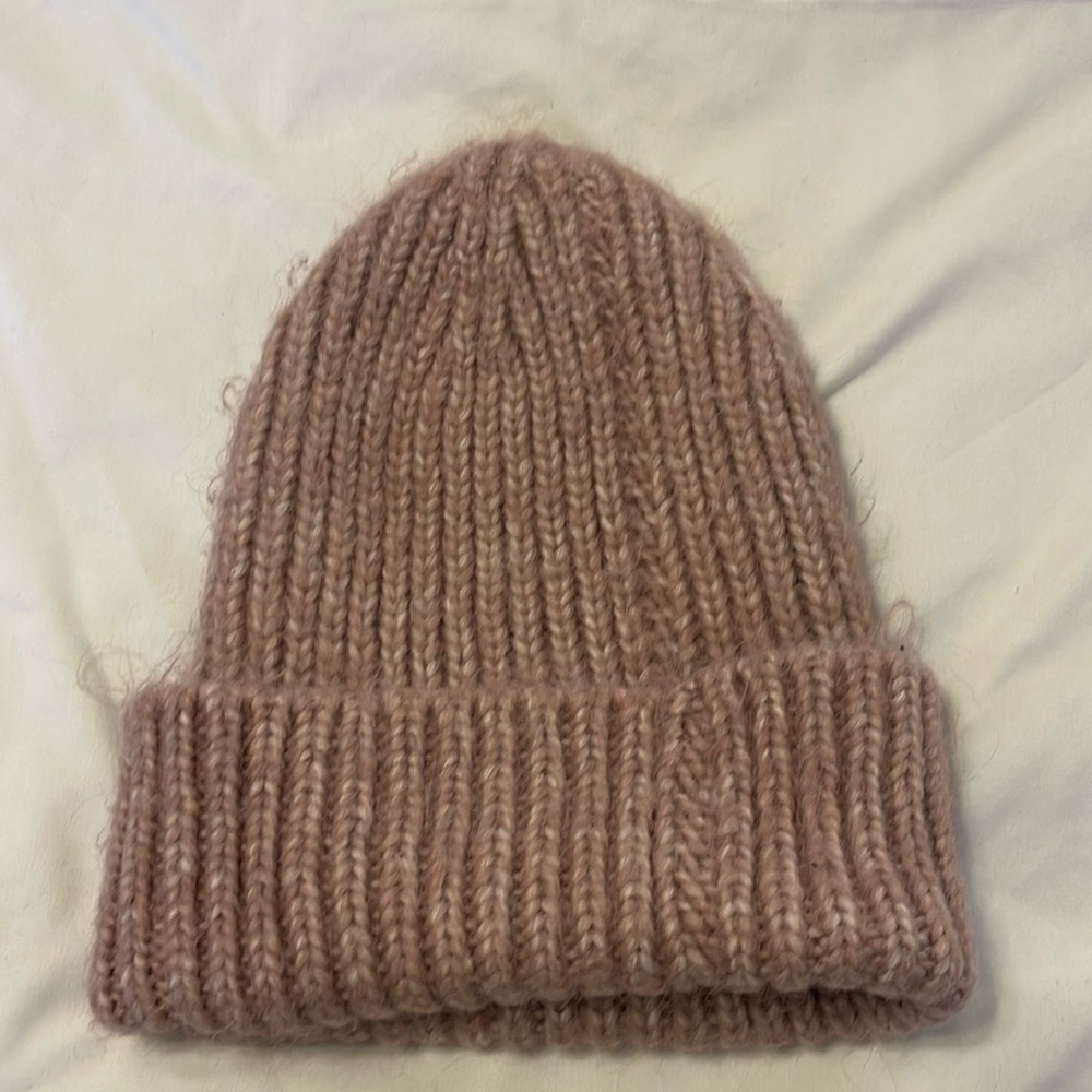 Pink beenie